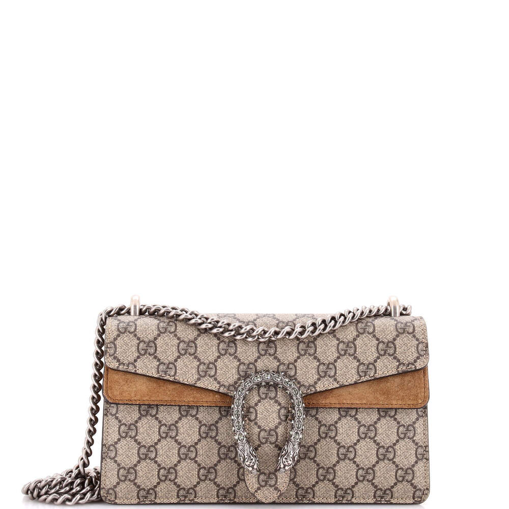 Gucci Small Dionysus Bag GG Coated Canvas
